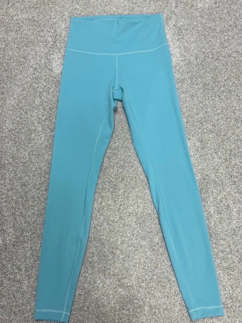 Lululemon Wunder train high rise 28in Tidal Teal size 6